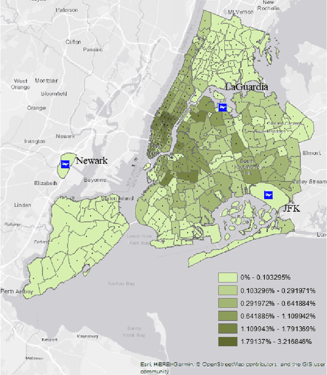 Figure 3 for Air Taxi Skyport Location Problem for Airport Access