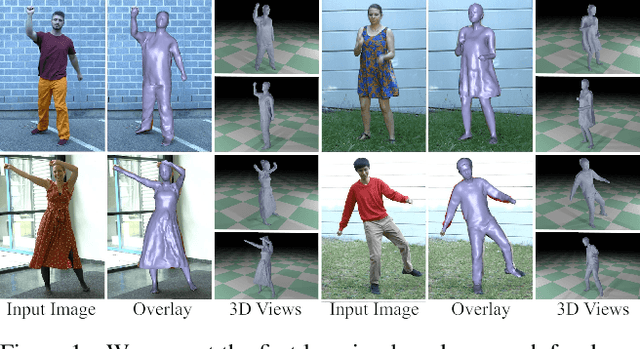 Figure 1 for DeepCap: Monocular Human Performance Capture Using Weak Supervision