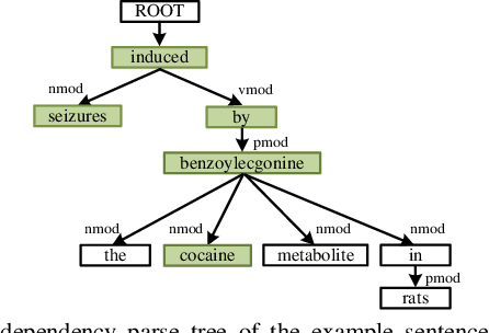 Figure 1 for Chemical-induced Disease Relation Extraction with Dependency Information and Prior Knowledge