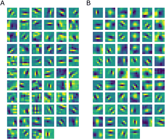 Figure 4 for Emergence of Lie symmetries in functional architectures learned by CNNs