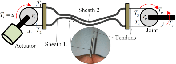Figure 1 for Performance Control of Tendon-Driven Endoscopic Surgical Robots With Friction and Hysteresis