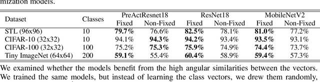 Figure 2 for Redesigning the classification layer by randomizing the class representation vectors