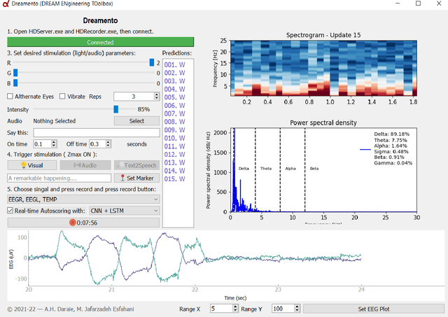 Figure 3 for Dreamento: An open-source dream engineering toolbox utilizing sleep wearable