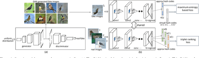 Figure 1 for Regularizing Deep Hashing Networks Using GAN Generated Fake Images