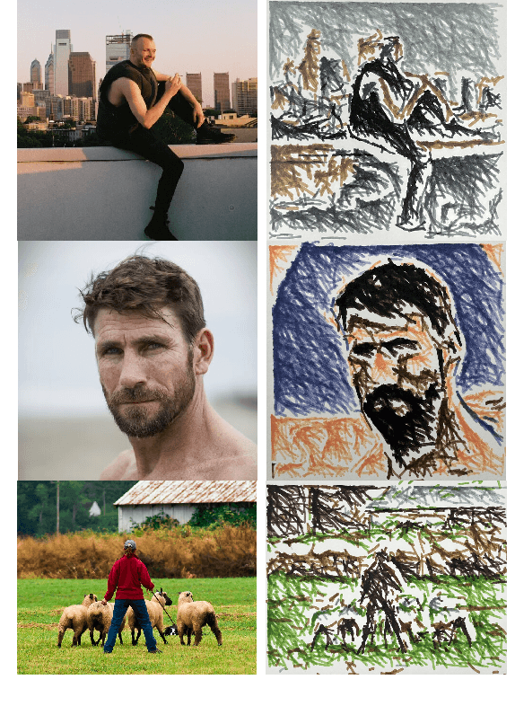 Figure 1 for Stroke-based Rendering and Planning for Robotic Performance of Artistic Drawing