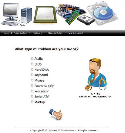Figure 3 for Expert PC Troubleshooter With Fuzzy-Logic And Self-Learning Support
