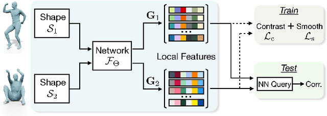 Figure 3 for SRFeat: Learning Locally Accurate and Globally Consistent Non-Rigid Shape Correspondence