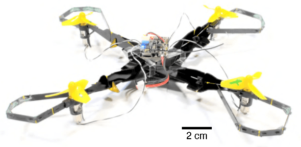 Figure 1 for A Quadrotor with an Origami-Inspired Protective Mechanism
