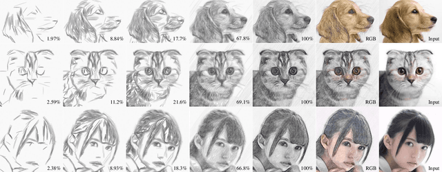 Figure 1 for Sketch Generation with Drawing Process Guided by Vector Flow and Grayscale