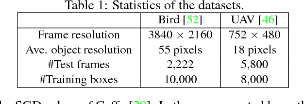 Figure 1 for Differentiating Objects by Motion: Joint Detection and Tracking of Small Flying Objects