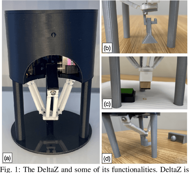 Figure 1 for DeltaZ: An Accessible Compliant Delta Robot Manipulator for Research and Education