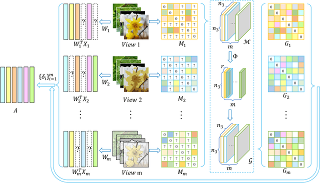 Figure 2 for Adaptive incomplete multi-view learning via tensor graph completion