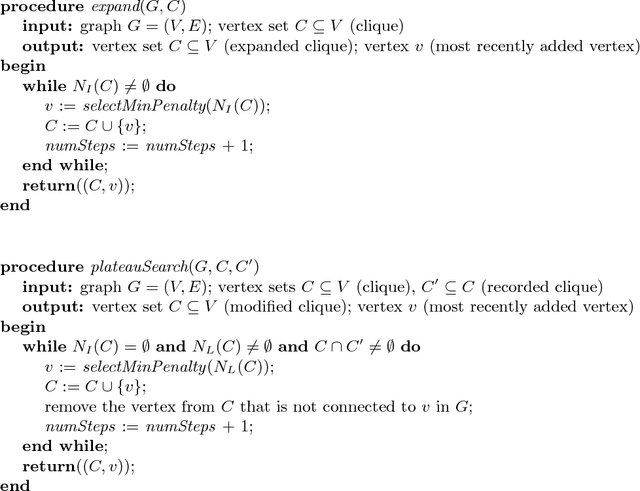 Figure 2 for Dynamic Local Search for the Maximum Clique Problem