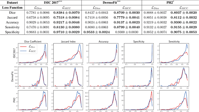 Figure 3 for Matthews Correlation Coefficient Loss for Deep Convolutional Networks: Application to Skin Lesion Segmentation