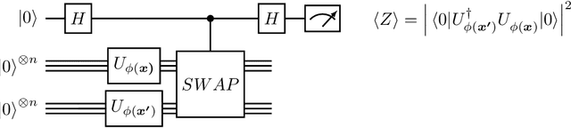 Figure 3 for Parameterized quantum circuits as machine learning models