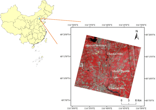 Figure 1 for Probabilistic graphical model based approach for water mapping using GaoFen-2 (GF-2) high resolution imagery and Landsat 8 time series