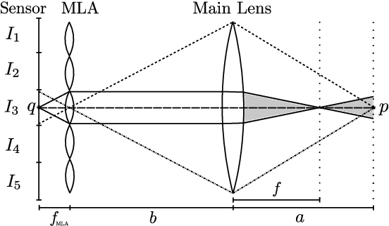 Figure 1 for Simulation of Plenoptic Cameras