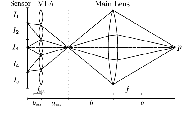 Figure 2 for Simulation of Plenoptic Cameras