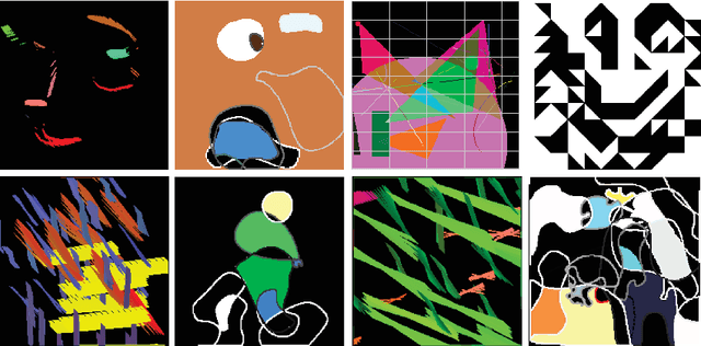 Figure 2 for Generative Art Using Neural Visual Grammars and Dual Encoders
