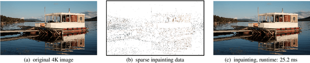 Figure 2 for Domain Decomposition Algorithms for Real-time Homogeneous Diffusion Inpainting in 4K