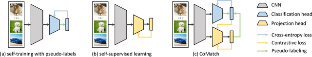 Figure 1 for CoMatch: Semi-supervised Learning with Contrastive Graph Regularization