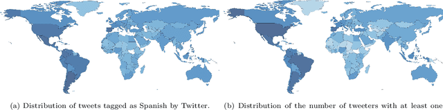 Figure 3 for A large scale lexical and semantic analysis of Spanish language variations in Twitter