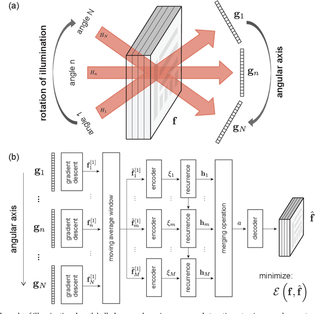 Figure 1 for Limited-angle tomographic reconstruction of dense layered objects by dynamical machine learning