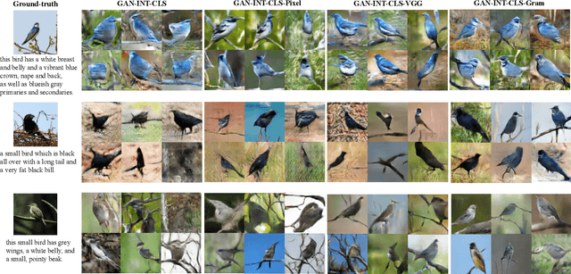 Figure 4 for Adversarial nets with perceptual losses for text-to-image synthesis