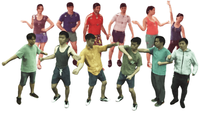 Figure 1 for Dual-Space NeRF: Learning Animatable Avatars and Scene Lighting in Separate Spaces