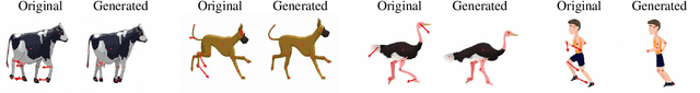 Figure 4 for CharacterGAN: Few-Shot Keypoint Character Animation and Reposing