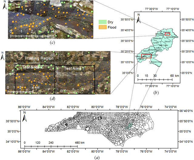 Figure 1 for A Hidden Markov Tree Model for Flood Extent Mapping in Heavily Vegetated Areas based on High Resolution Aerial Imagery and DEM: A Case Study on Hurricane Matthew Floods