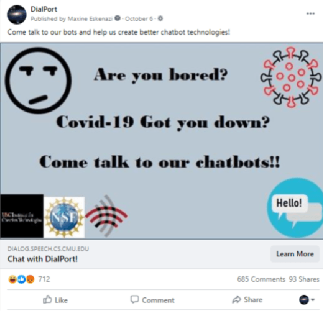 Figure 2 for Interactive Evaluation of Dialog Track at DSTC9