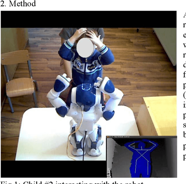 Figure 1 for Social Engagement of Children with Autism during Interaction with a Robot