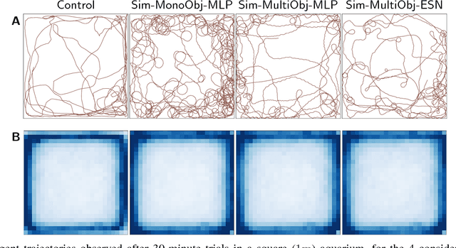 Figure 4 for Evolutionary optimisation of neural network models for fish collective behaviours in mixed groups of robots and zebrafish