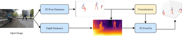 Figure 1 for Absolute Human Pose Estimation with Depth Prediction Network