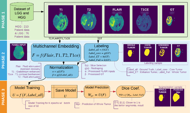 Figure 2 for Multi-channel MRI Embedding: An EffectiveStrategy for Enhancement of Human Brain WholeTumor Segmentation