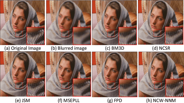Figure 4 for Non-Convex Weighted Lp Nuclear Norm based ADMM Framework for Image Restoration