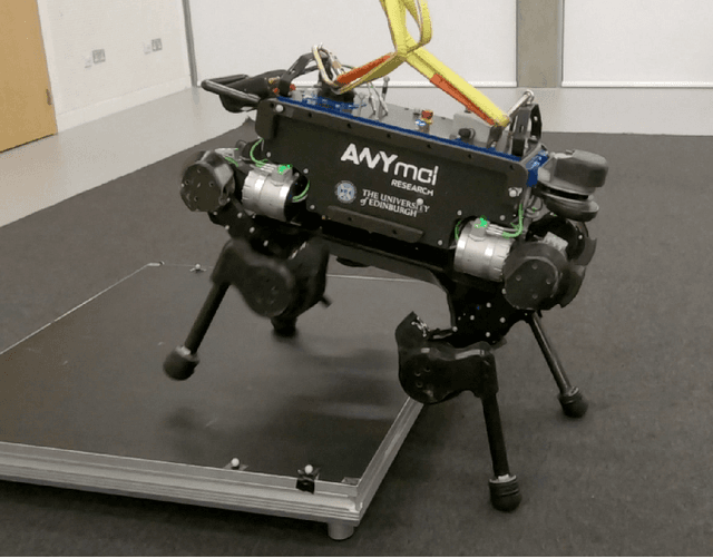 Figure 1 for Online Dynamic Trajectory Optimization and Control for a Quadruped Robot