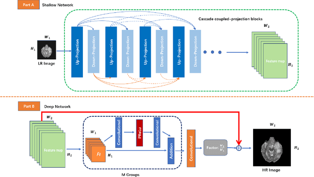 Figure 1 for Coupled-Projection Residual Network for MRI Super-Resolution