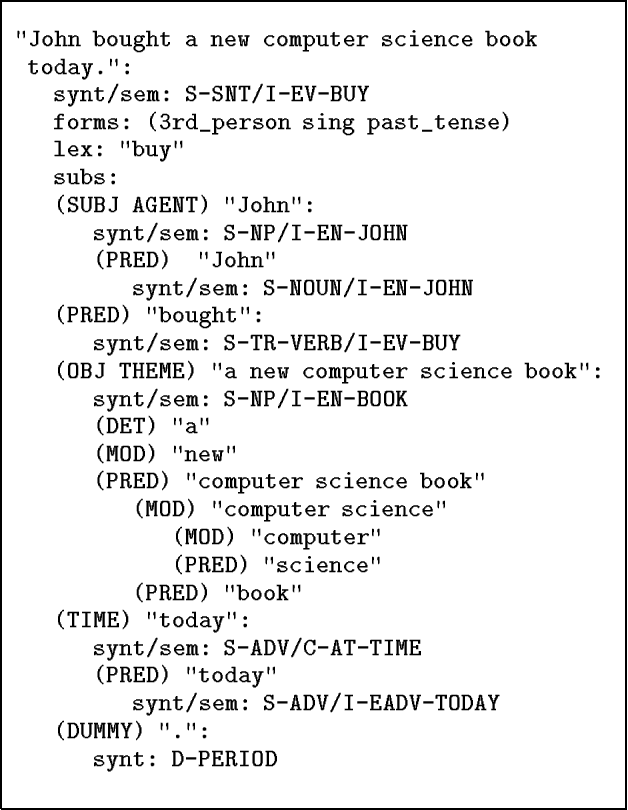 Figure 3 for Learning Parse and Translation Decisions From Examples With Rich Context