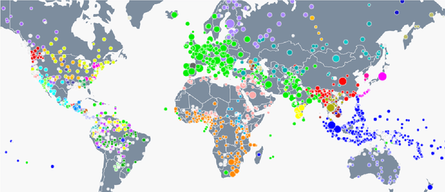 Figure 3 for Language Diversity: Visible to Humans, Exploitable by Machines