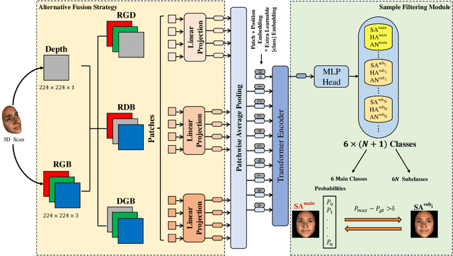 Figure 3 for MFEViT: A Robust Lightweight Transformer-based Network for Multimodal 2D+3D Facial Expression Recognition
