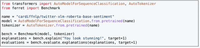 Figure 2 for ferret: a Framework for Benchmarking Explainers on Transformers