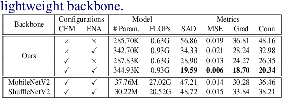 Figure 4 for Highly Efficient Natural Image Matting