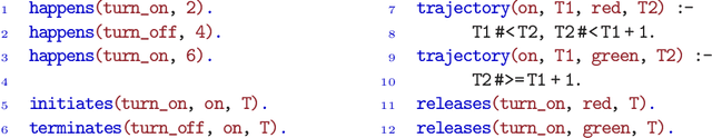Figure 4 for Modeling and Reasoning in Event Calculus using Goal-Directed Constraint Answer Set Programming