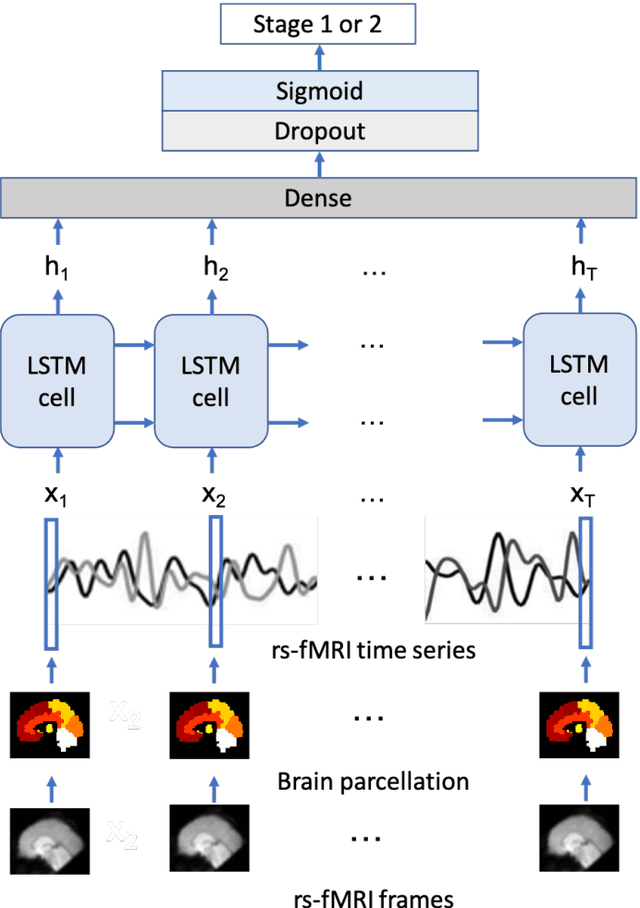 Figure 2 for Early Disease Stage Characterization in Parkinson's Disease from Resting-state fMRI Data Using a Long Short-term Memory Network
