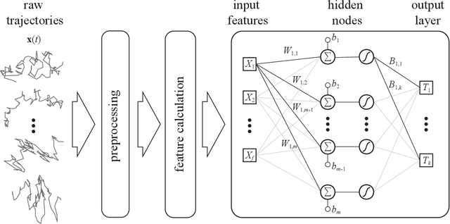 Figure 1 for Extreme Learning Machine for the Characterization of Anomalous Diffusion from Single Trajectories
