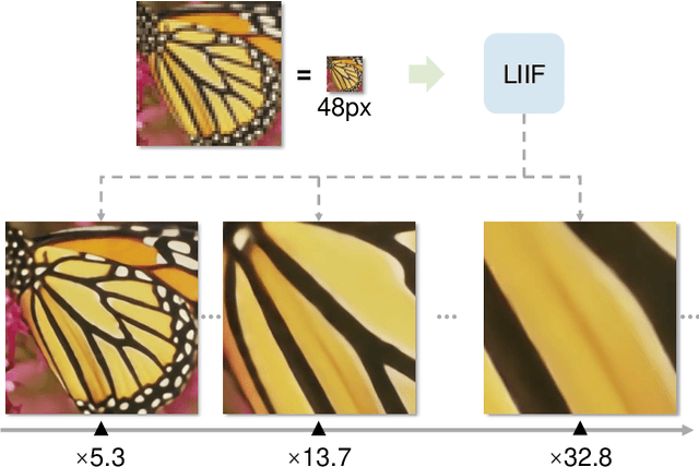 Figure 1 for Learning Continuous Image Representation with Local Implicit Image Function