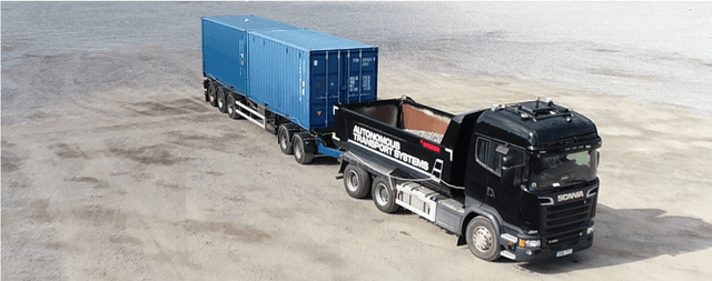 Figure 1 for On sensing-aware model predictive path-following control for a reversing general 2-trailer with a car-like tractor