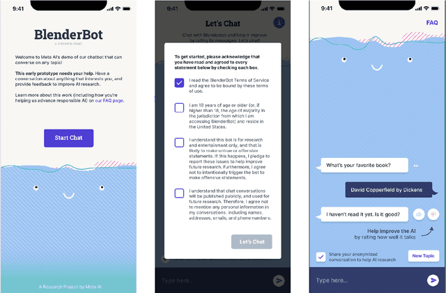 Figure 1 for BlenderBot 3: a deployed conversational agent that continually learns to responsibly engage